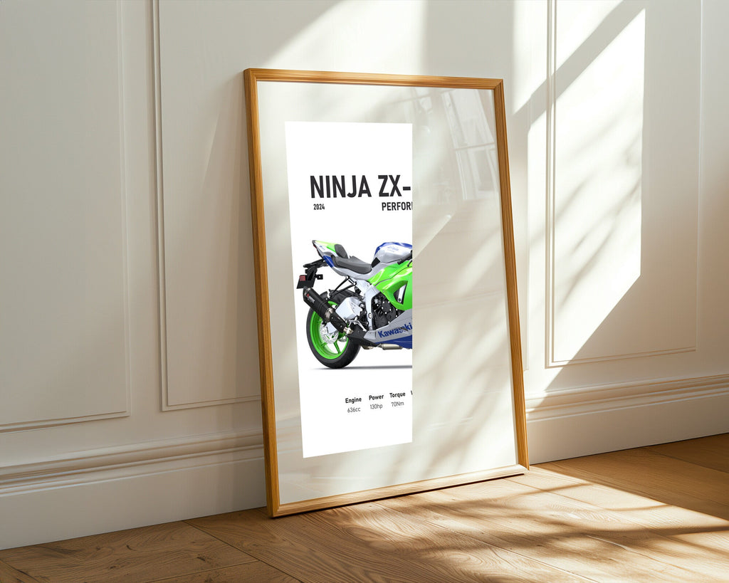 Ninja ZX-6R Aniversario | Cuadro decorativo de Monkey Canvas