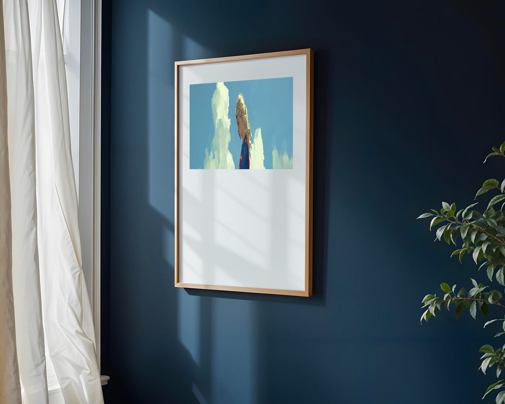 Supergirl en las Alturas | Cuadro decorativo de Monkey Canvas