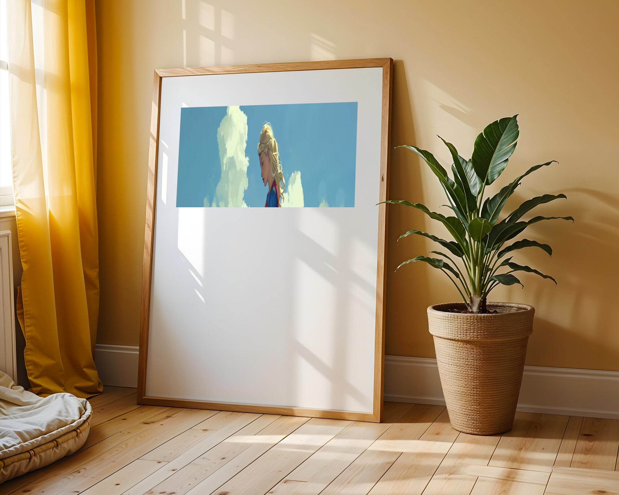 Supergirl en las Alturas | Cuadro decorativo de Monkey Canvas