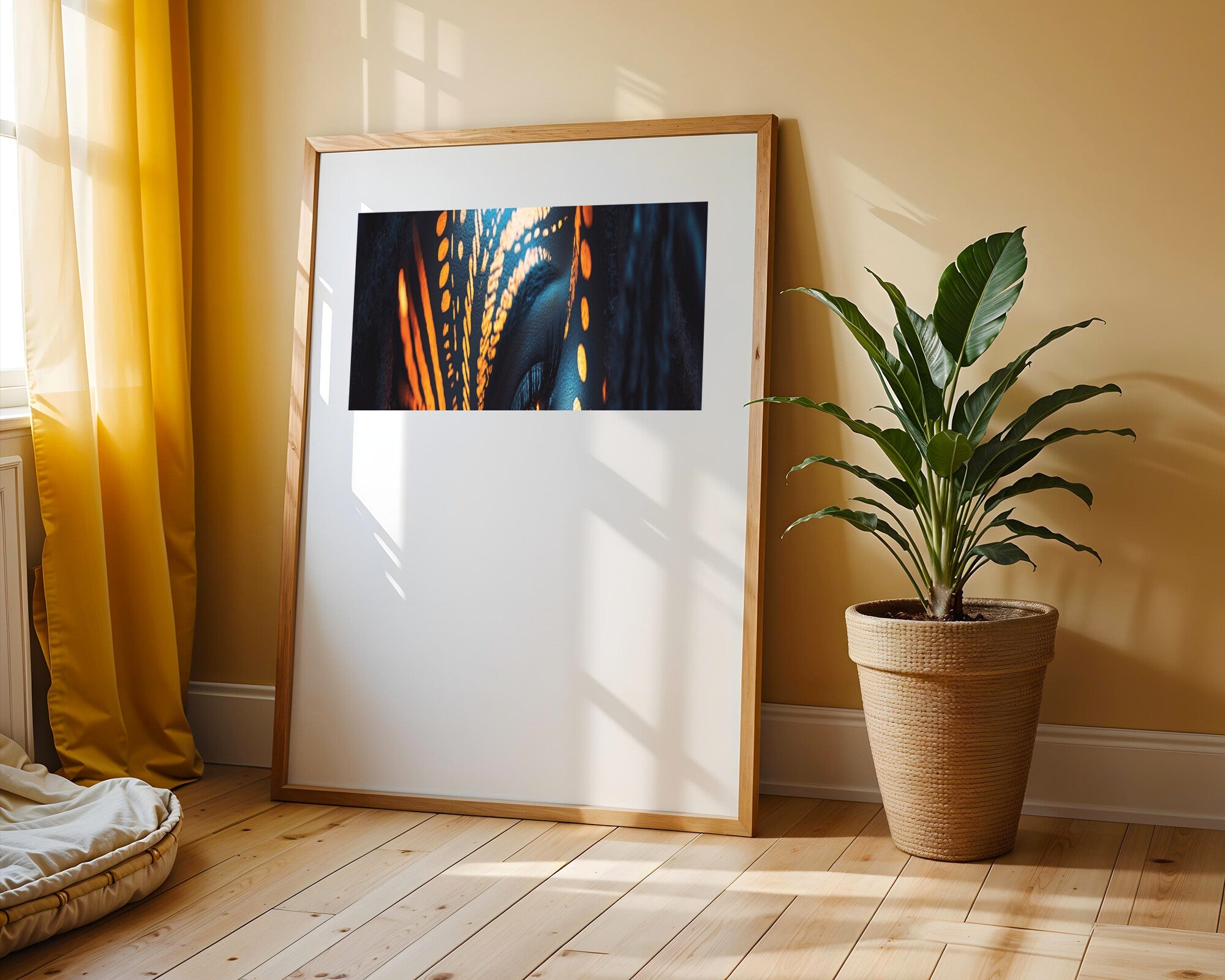 Máscara de Fuego | Cuadro decorativo de Monkey Canvas