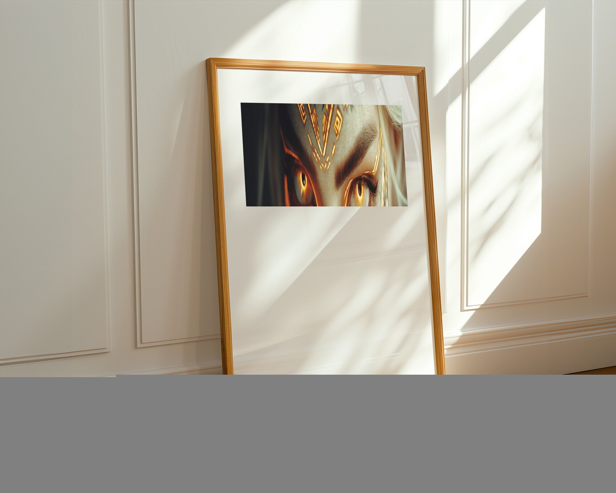 Mirada Dorada | Cuadro decorativo de Monkey Canvas