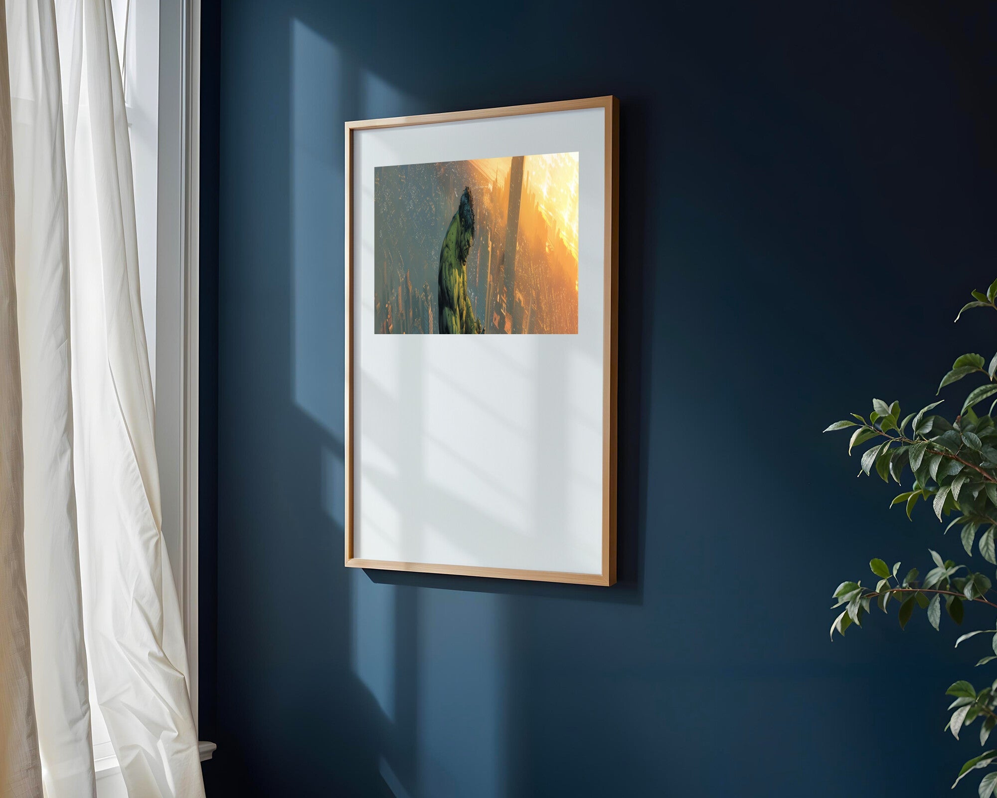 Hulk al Atardecer | Cuadro decorativo de Monkey Canvas