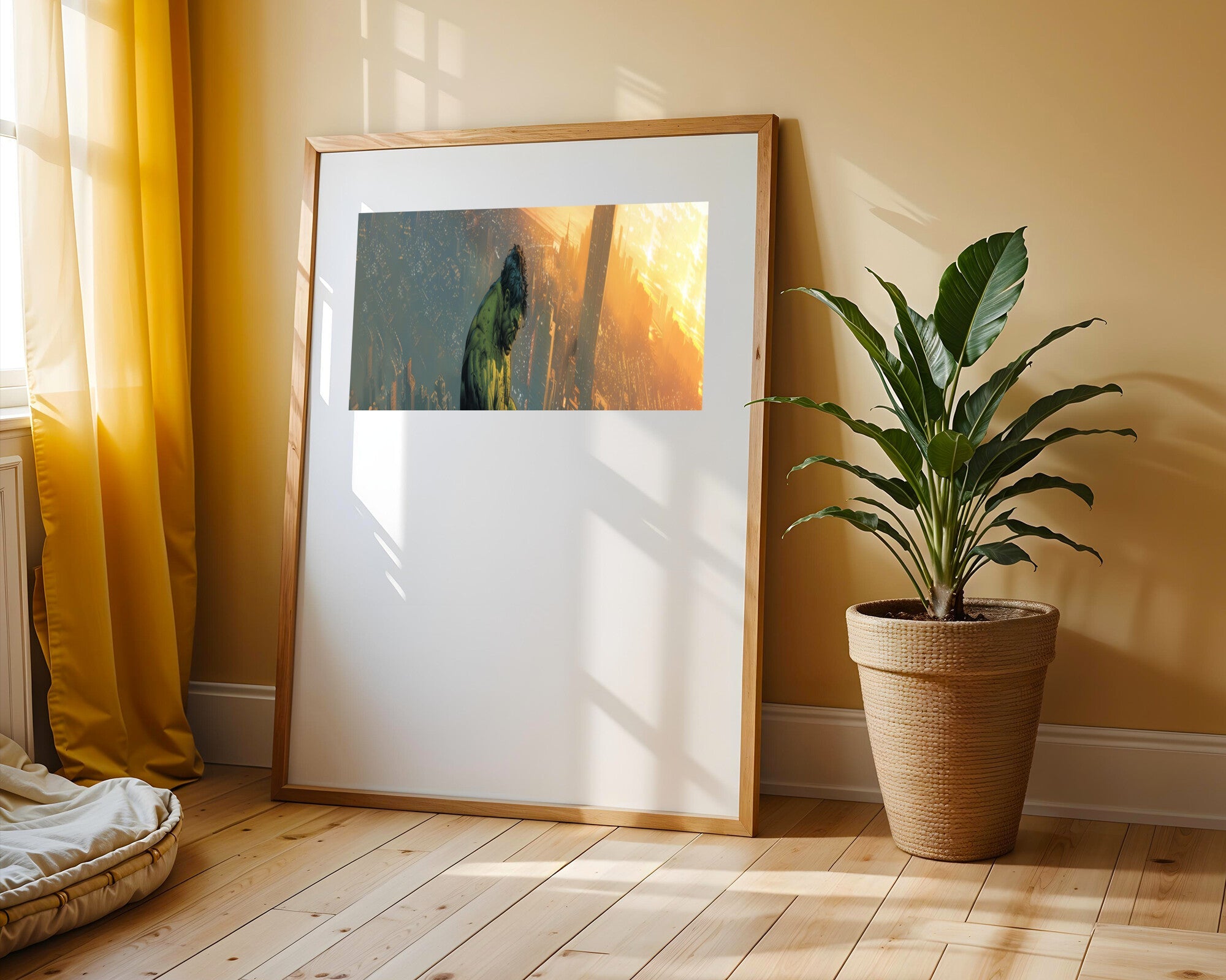 Hulk al Atardecer | Cuadro decorativo de Monkey Canvas