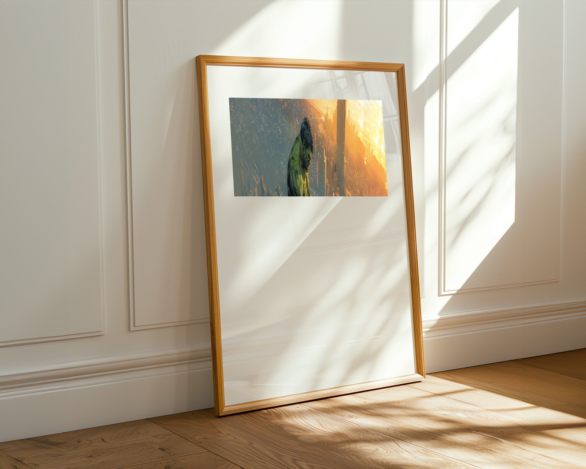 Hulk al Atardecer | Cuadro decorativo de Monkey Canvas
