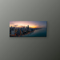Chicago al Anochecer | Cuadro decorativo de Monkey Canvas