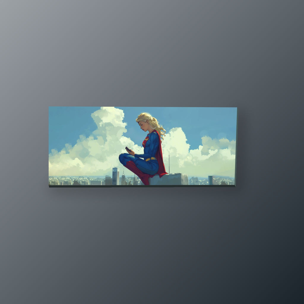 Supergirl en las Alturas | Cuadro decorativo de Monkey Canvas