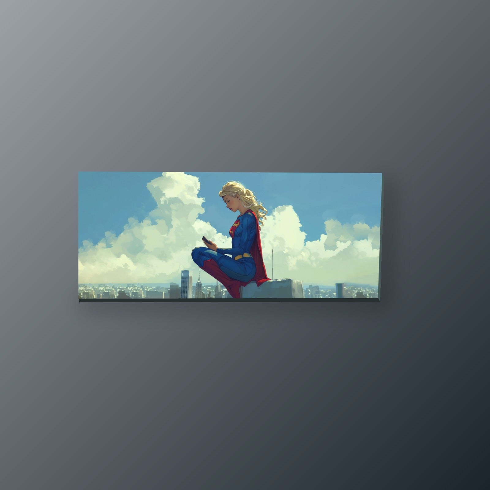 Supergirl en las Alturas | Cuadro decorativo de Monkey Canvas