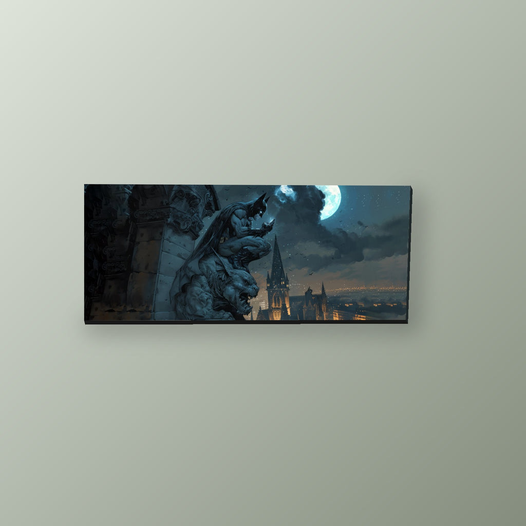 Batman y la Gárgola | Cuadro decorativo de Monkey Canvas