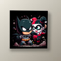 Batman y Harley Quinn Duelo | Cuadro decorativo de Monkey Canvas
