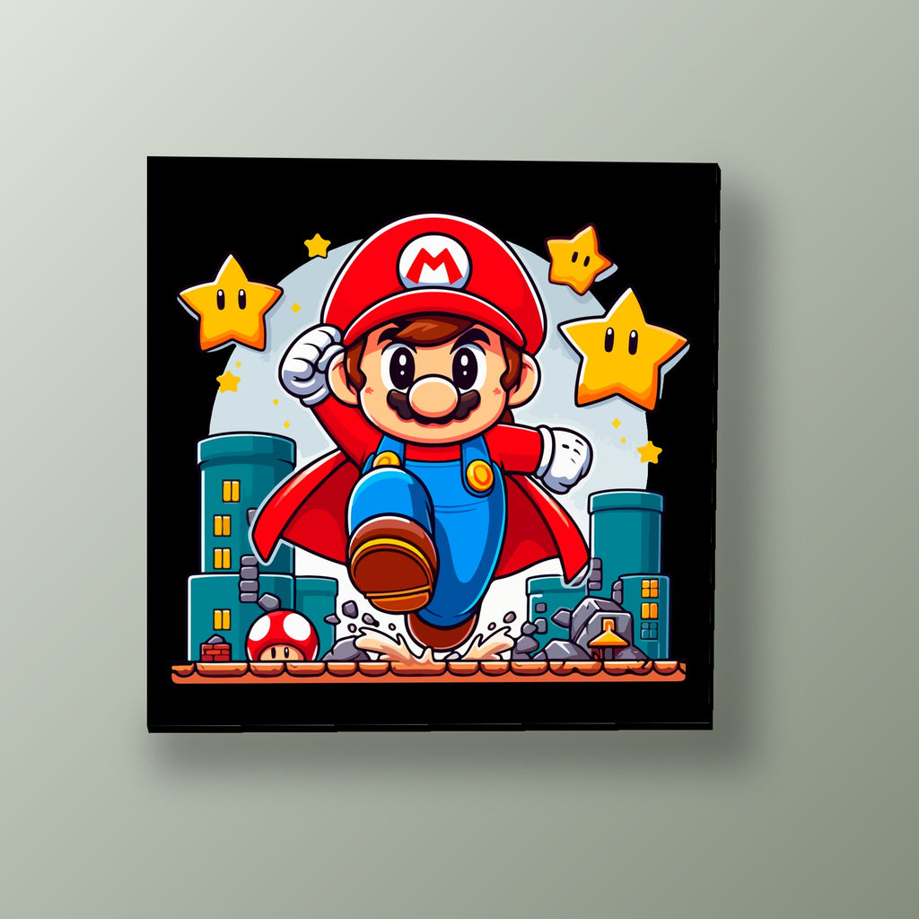 Mario Salto Urbano | Cuadro decorativo de Monkey Canvas