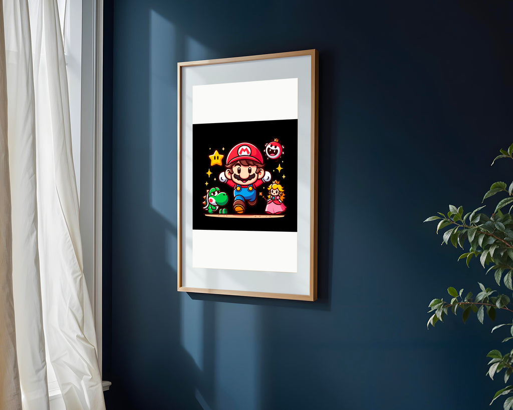 Mario y Sus Amigos | Cuadro decorativo de Monkey Canvas