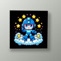 Mega Man en las Nubes | Cuadro decorativo de Monkey Canvas