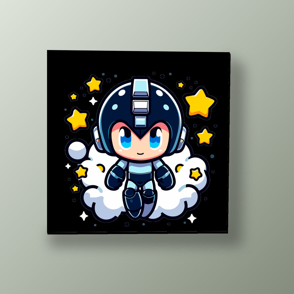 Mega Man Astronauta | Cuadro decorativo de Monkey Canvas