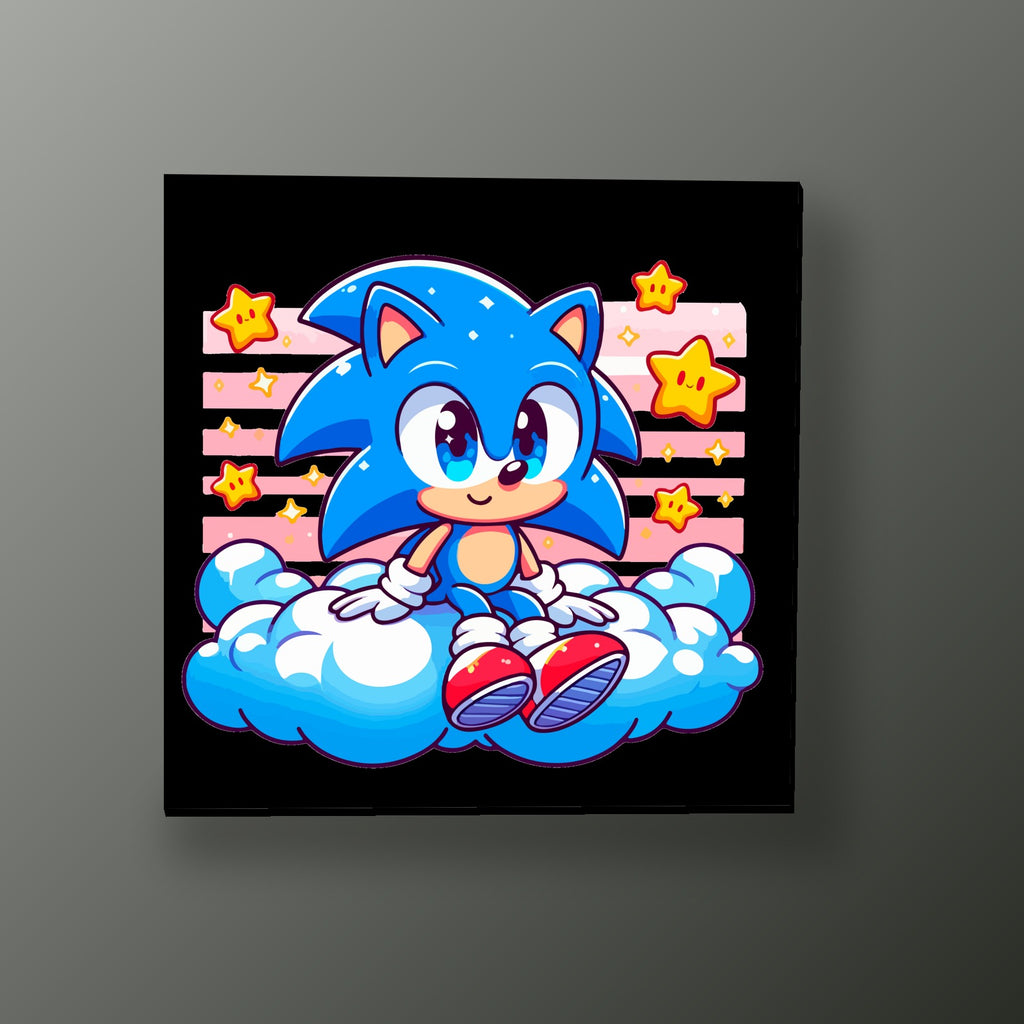 Sonic Entre Nubes | Cuadro decorativo de Monkey Canvas