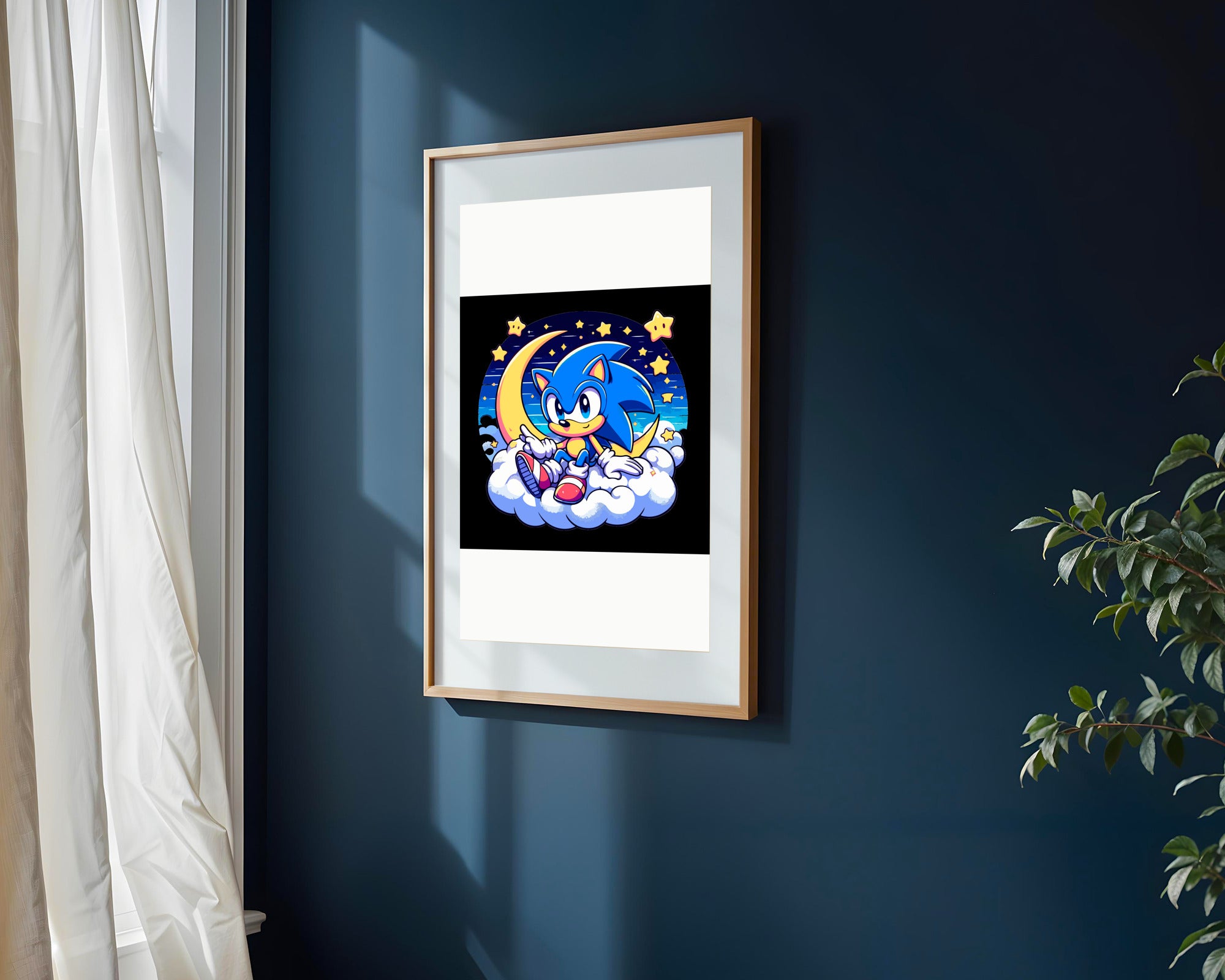 Sonic Luna Nocturna | Cuadro decorativo de Monkey Canvas