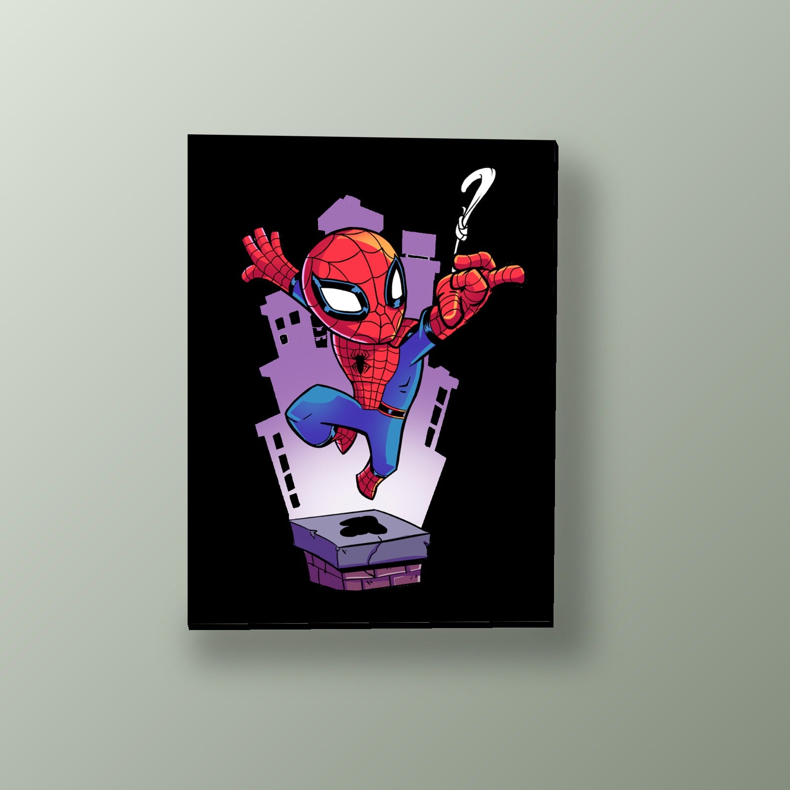 Spider-Man Salto Urbano | Cuadro decorativo de Monkey Canvas