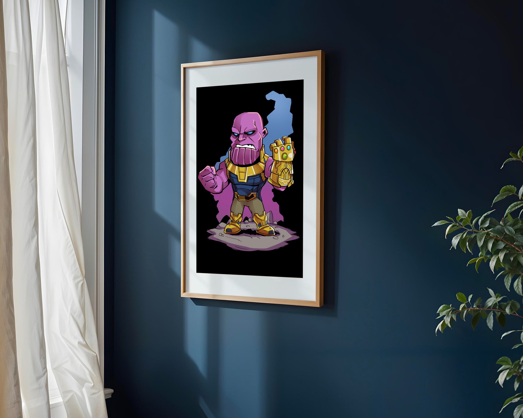 Thanos y el Guantelete | Cuadro decorativo de Monkey Canvas