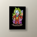 Joker Carta de la Risa | Cuadro decorativo de Monkey Canvas