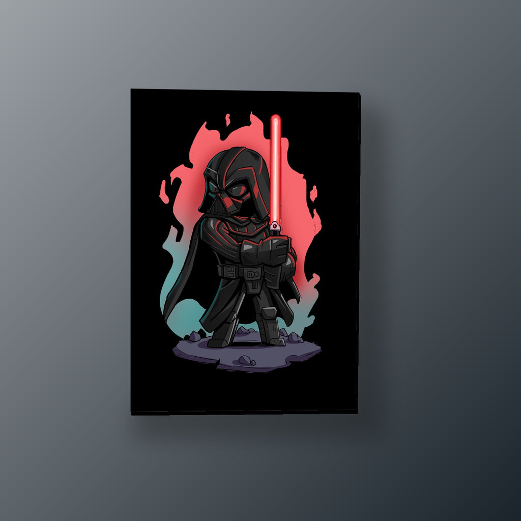 Darth Vader Sable Rojo | Cuadro decorativo de Monkey Canvas