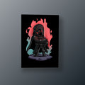 Darth Vader Sable Rojo | Cuadro decorativo de Monkey Canvas
