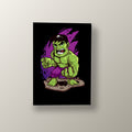 Hulk Furia Imparable | Cuadro decorativo de Monkey Canvas