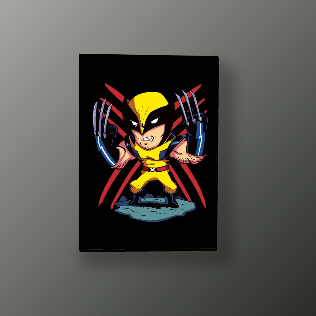 Wolverine Garras Afuera | Cuadro decorativo de Monkey Canvas
