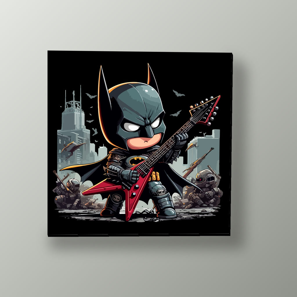 Batman Rockero Metal | Cuadro decorativo de Monkey Canvas