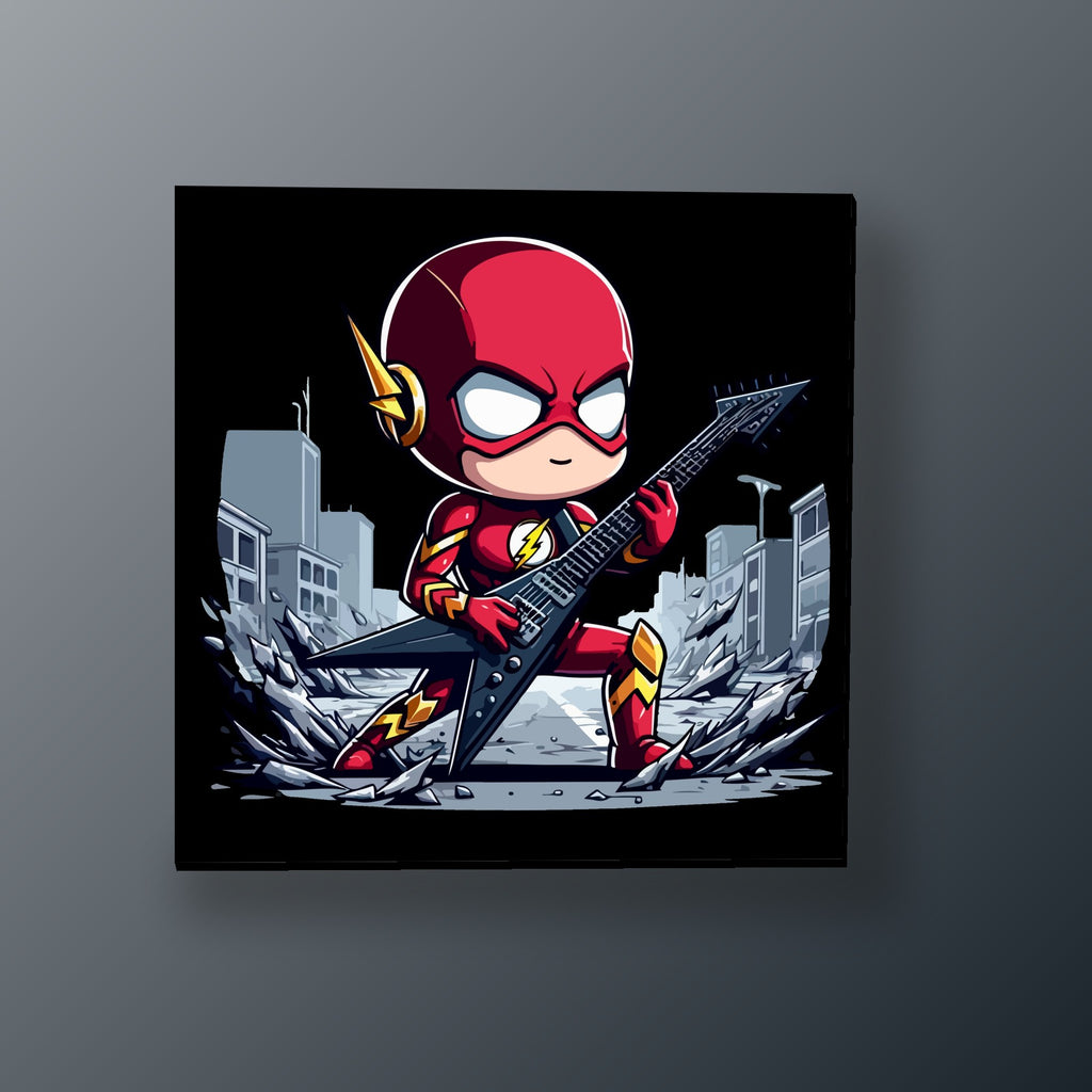 Flash Rockero Veloz | Cuadro decorativo de Monkey Canvas
