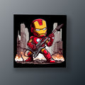 Iron Man Rockero Metal | Cuadro decorativo de Monkey Canvas