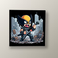 Wolverine Punk Rockero | Cuadro decorativo de Monkey Canvas