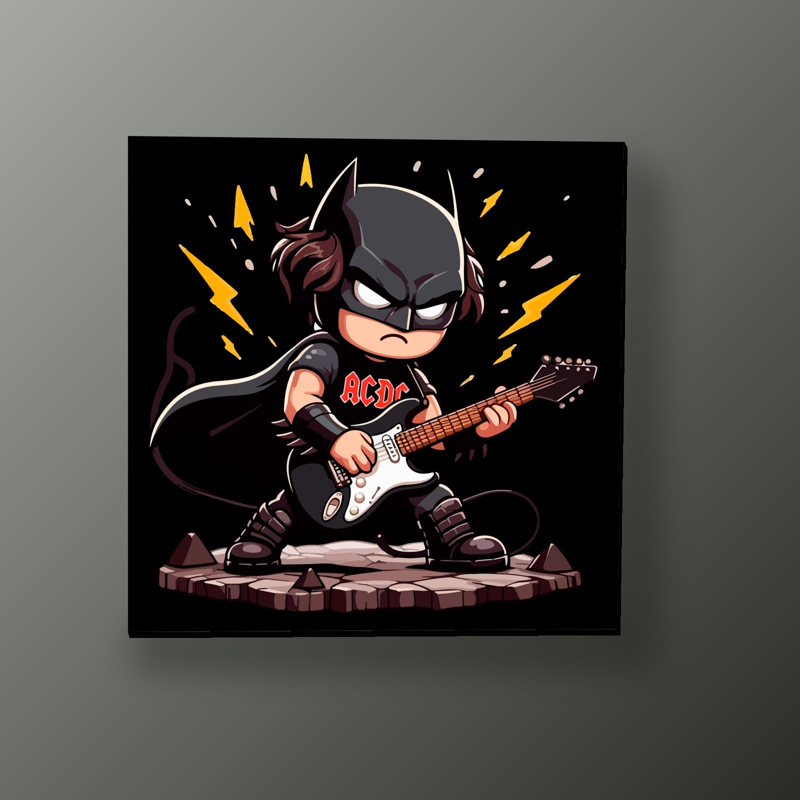 Batman Estrella de Rock | Cuadro decorativo de Monkey Canvas