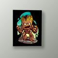 Groot Furia de Madera | Cuadro decorativo de Monkey Canvas