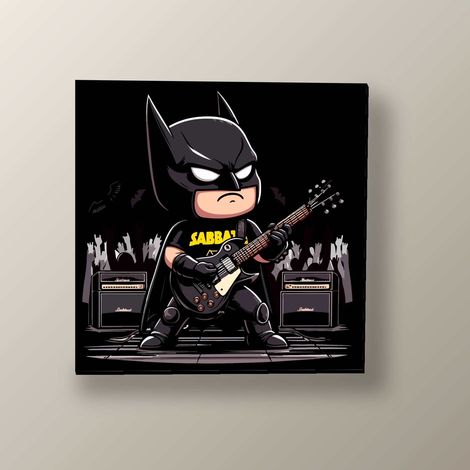Batman Concierto de Rock | Cuadro decorativo de Monkey Canvas