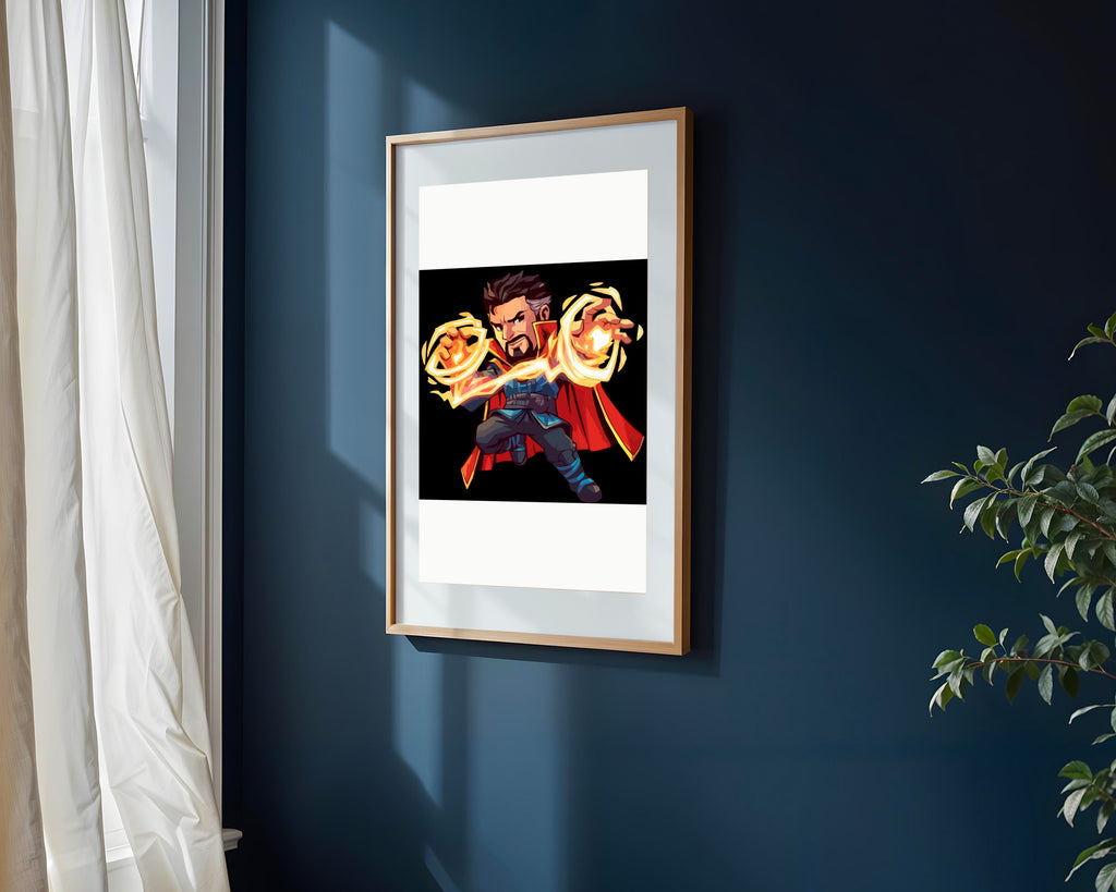 Doctor Strange Círculos de Fuego | Cuadro decorativo de Monkey Canvas