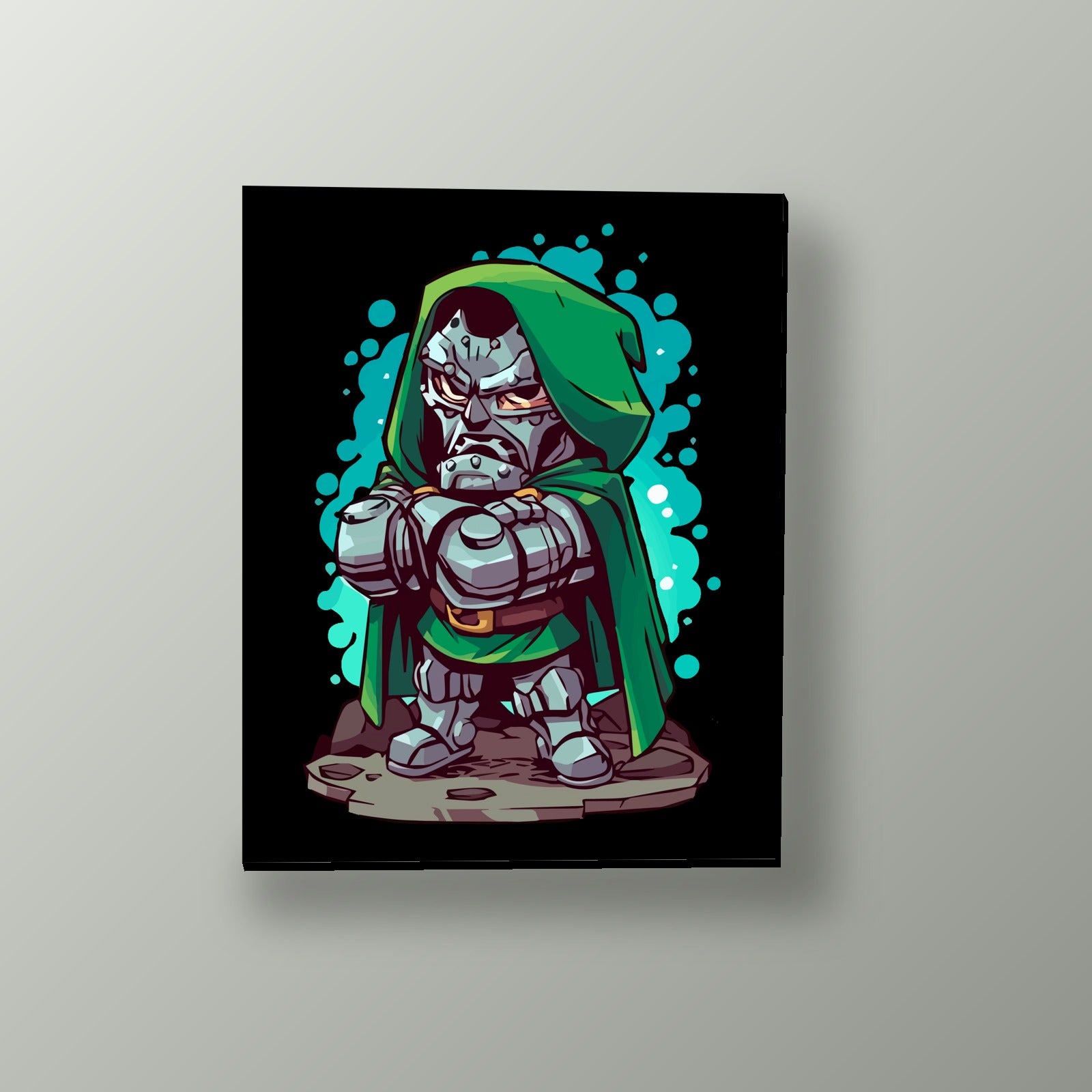 Doctor Doom Capa Esmeralda | Cuadro decorativo de Monkey Canvas