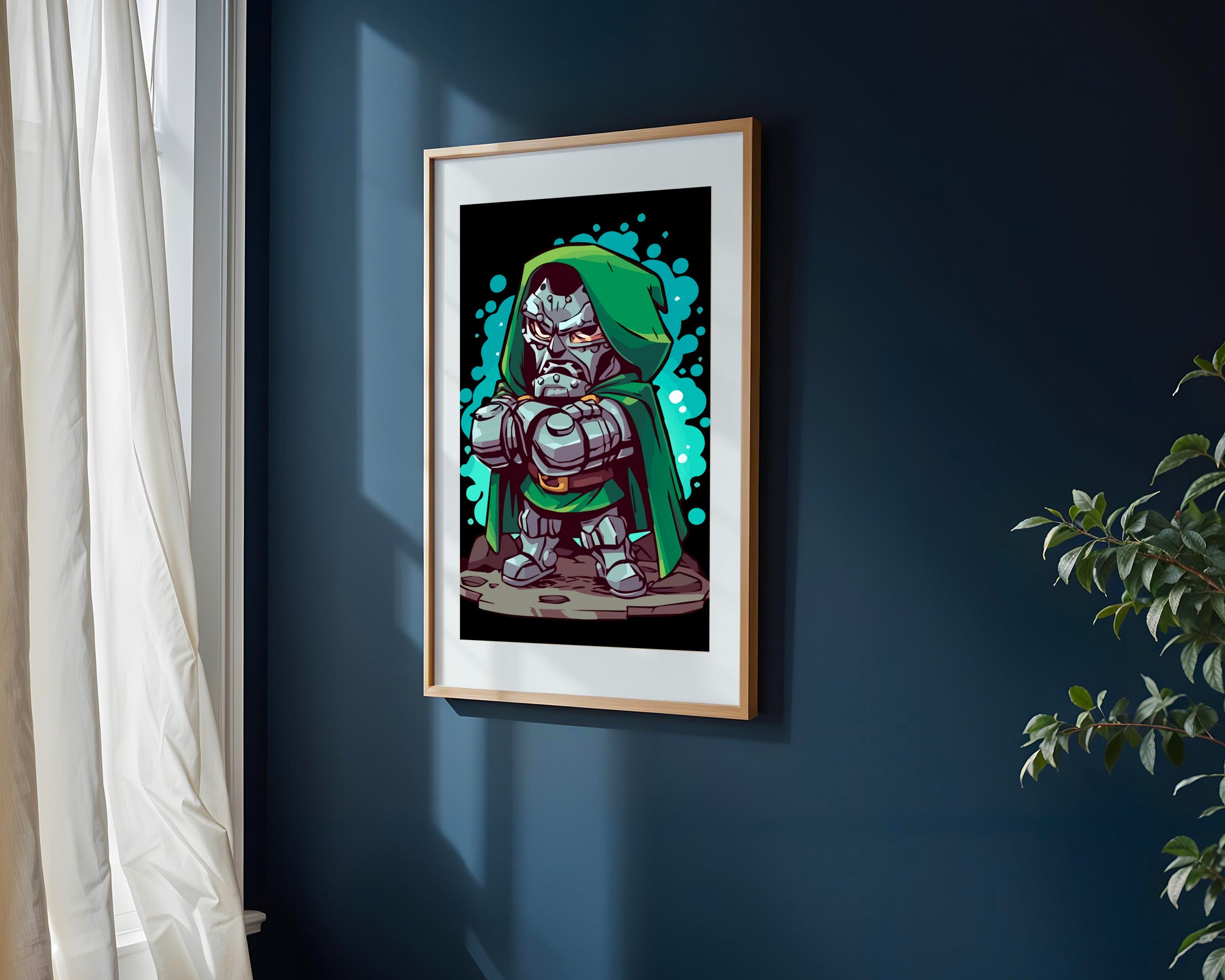 Doctor Doom Capa Esmeralda | Cuadro decorativo de Monkey Canvas
