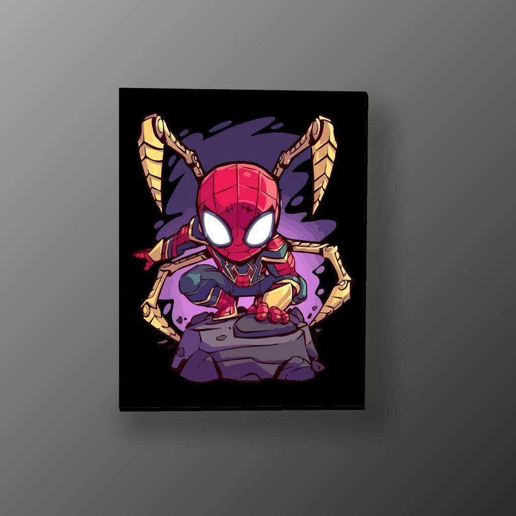 Iron Spider Sobre las Rocas | Cuadro decorativo de Monkey Canvas