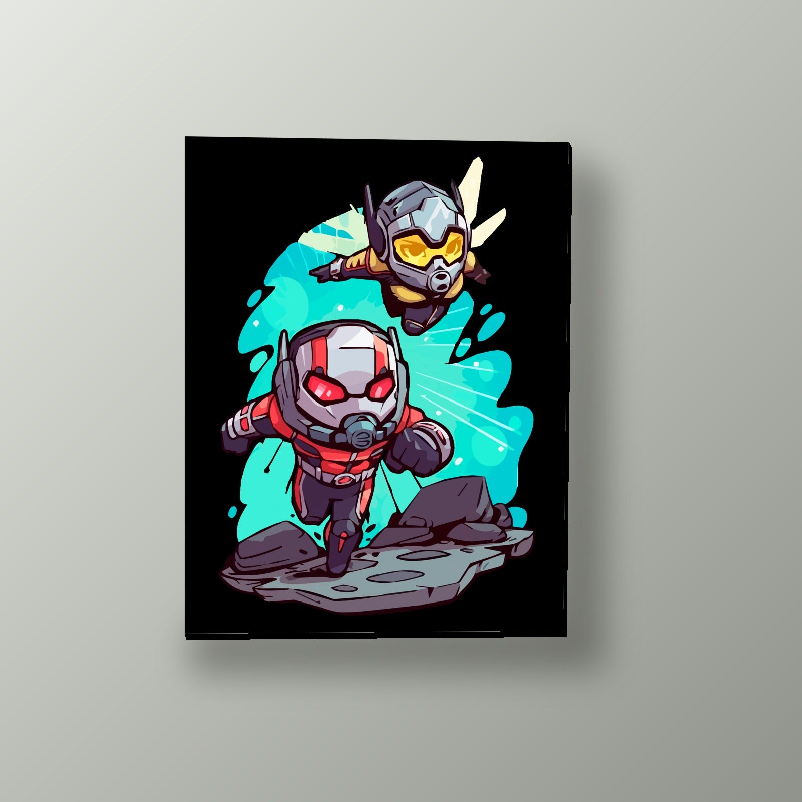 Ant-Man y Avispa en Acción | Cuadro decorativo de Monkey Canvas