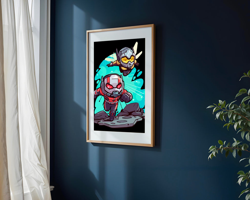 Ant-Man y Avispa en Acción | Cuadro decorativo de Monkey Canvas