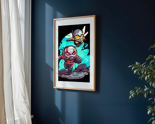 Ant-Man y Avispa en Acción | Cuadro decorativo de Monkey Canvas