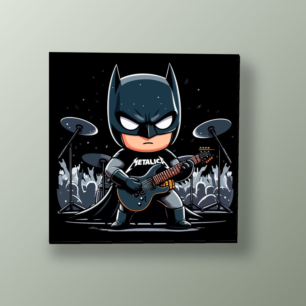 Batman Rockero Metallica | Cuadro decorativo de Monkey Canvas