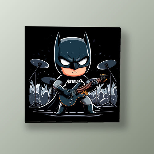 Batman Rockero Metallica | Cuadro decorativo de Monkey Canvas
