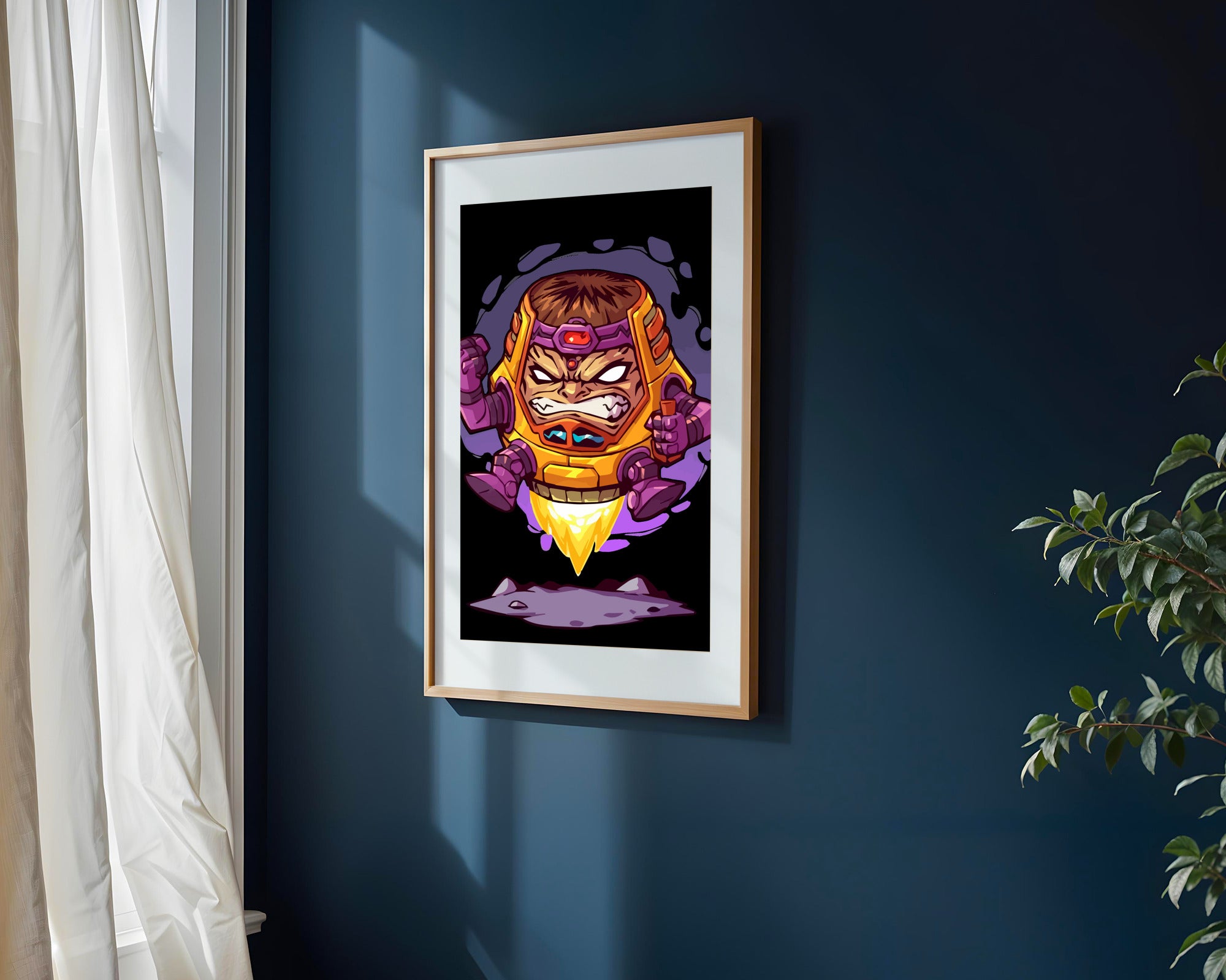 Robot Furioso con Propulsor | Cuadro decorativo de Monkey Canvas