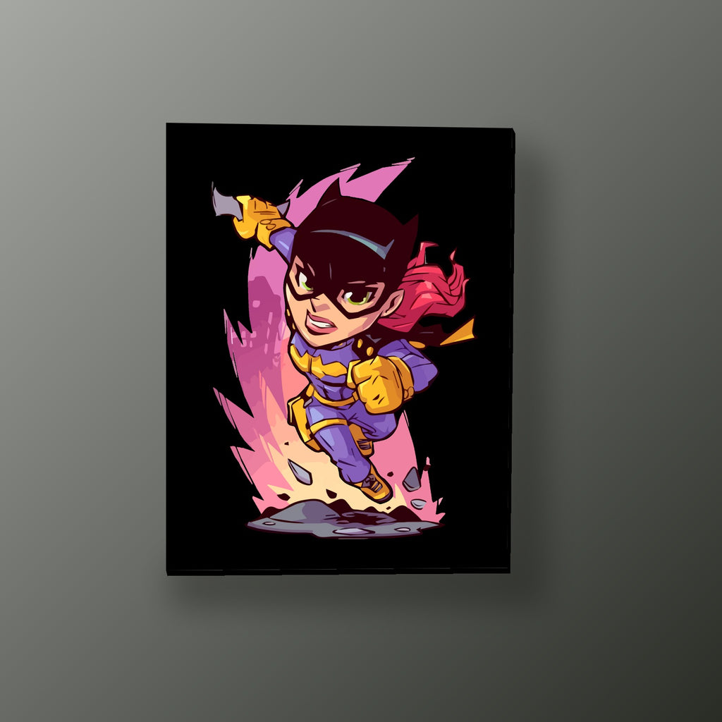 Batgirl en Plena Carrera | Cuadro decorativo de Monkey Canvas