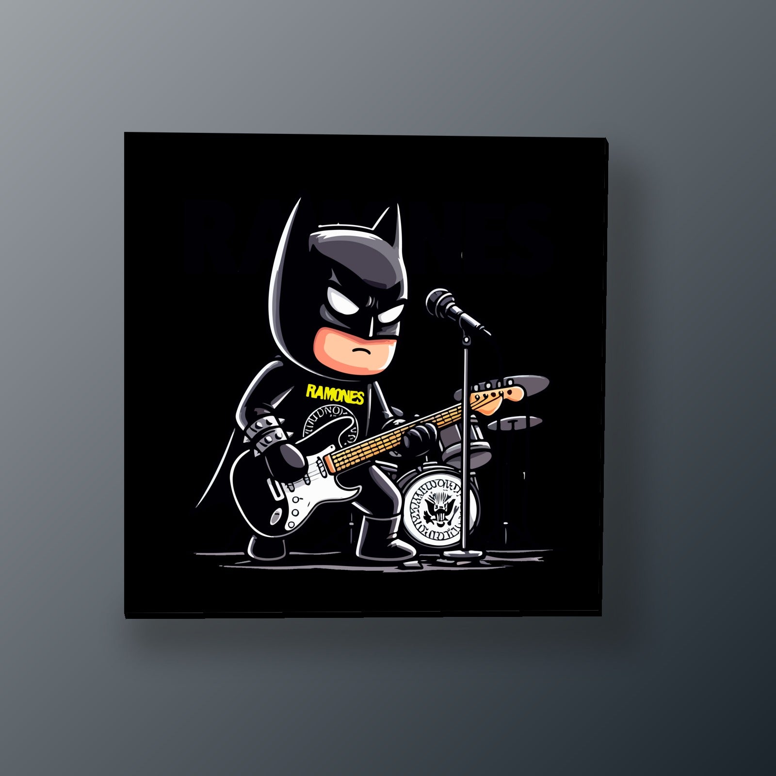 Batman Fan de Ramones | Cuadro decorativo de Monkey Canvas