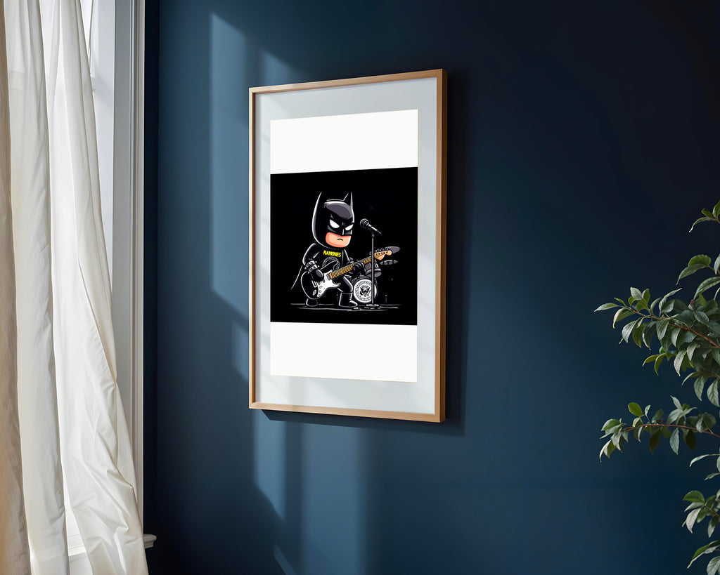Batman Fan de Ramones | Cuadro decorativo de Monkey Canvas