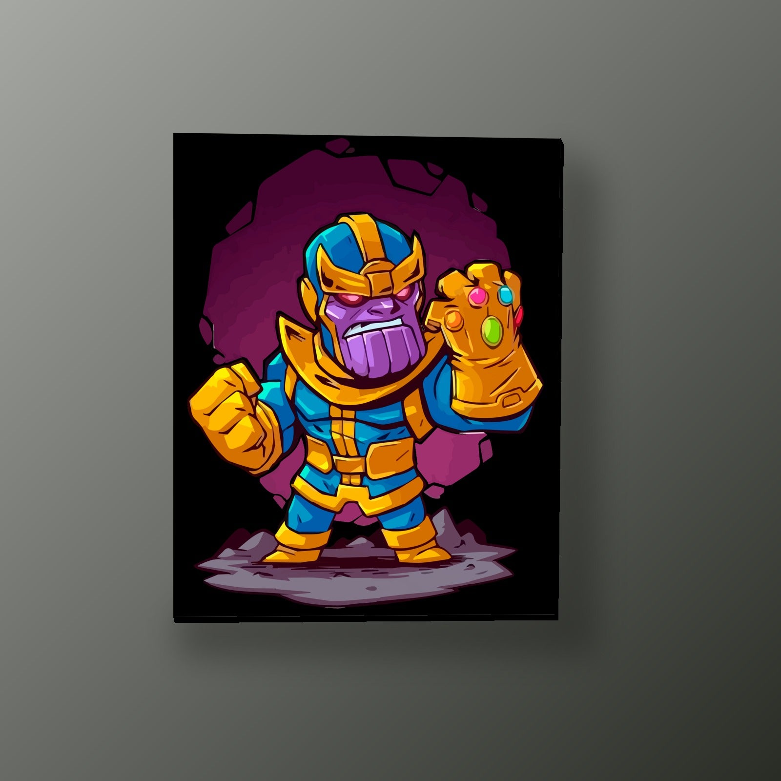 Thanos y el Guantelete | Cuadro decorativo de Monkey Canvas