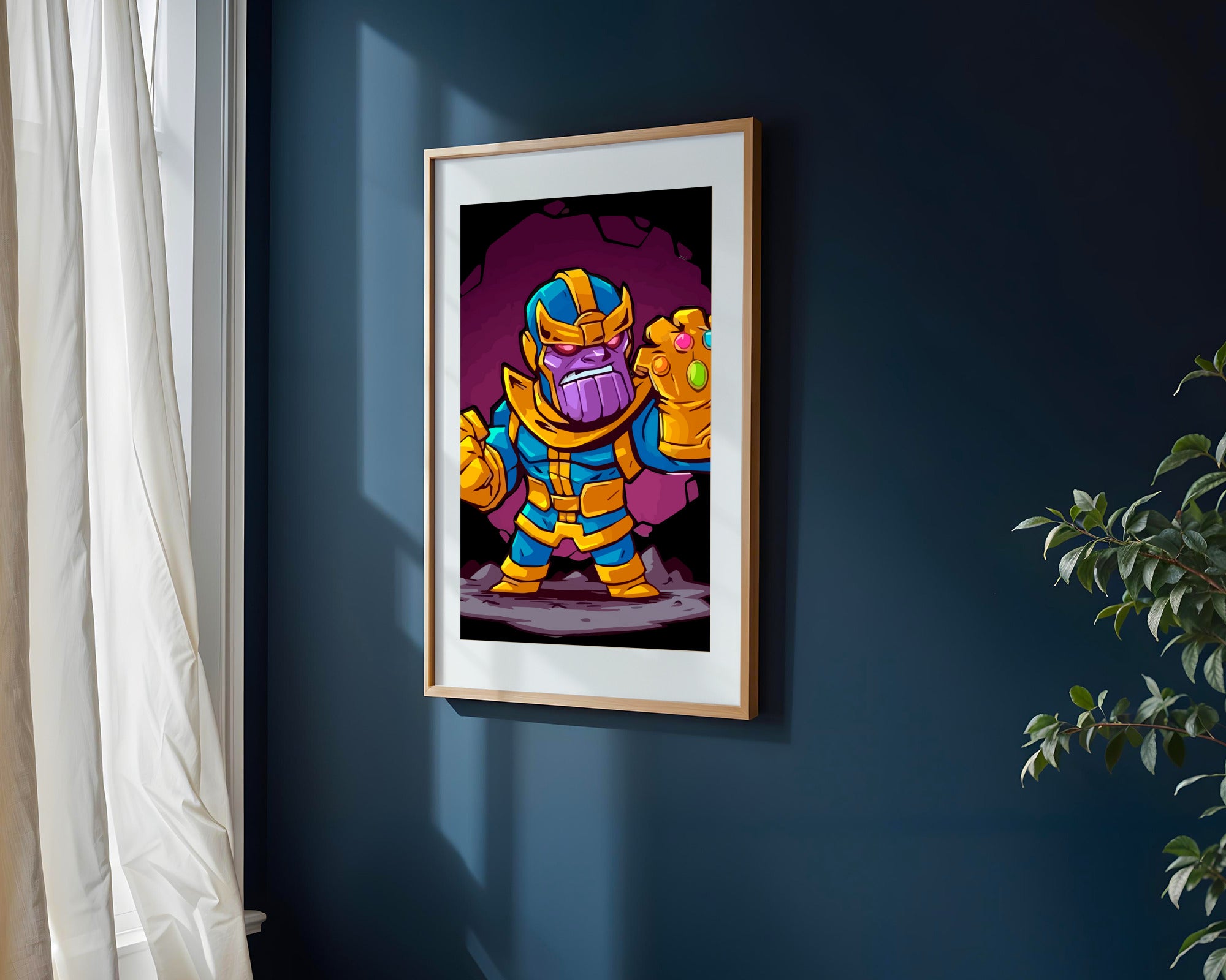 Thanos y el Guantelete | Cuadro decorativo de Monkey Canvas