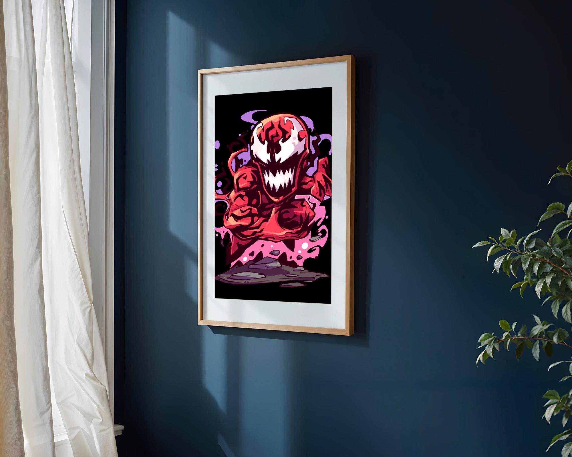 Carnage Sonrisa Letal | Cuadro decorativo de Monkey Canvas