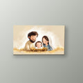 Natividad Estilo Ilustrado | Cuadro decorativo de Monkey Canvas